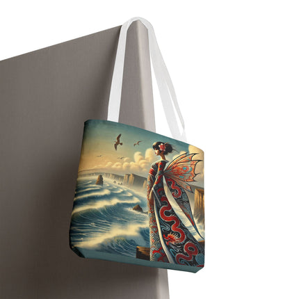 The Coastal Fairy Tote Bag – Serene Grace & Oceanic Magic