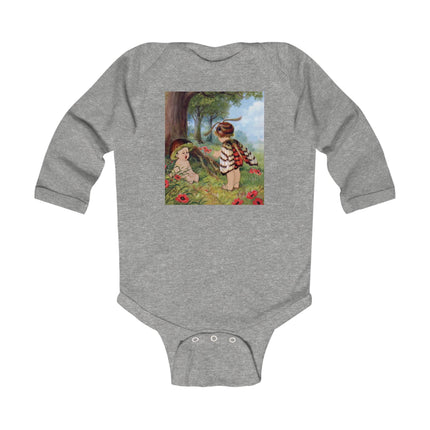 Innocence and Enchantment Long Sleeve Baby Bodysuit – Fairy Forest & Storybook Comfort