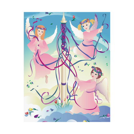 Angelic Revelry Premium Matte Vertical Posters