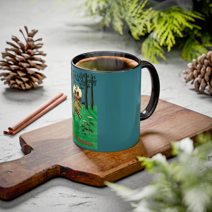 Peekaboo by Louis Wain Colorful Mugs (11oz, 15oz)