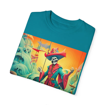 Skeleton Crew of the Misty Seas Unisex Garment-Dyed T-shirt