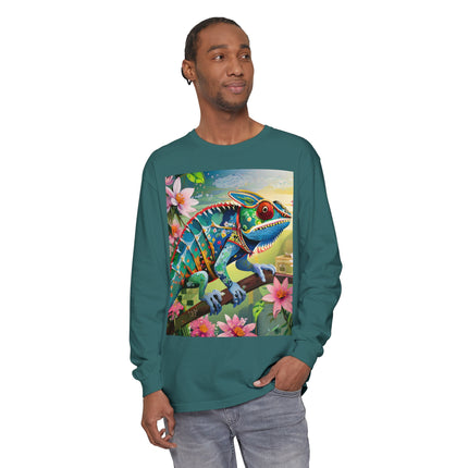 Camouflage Chameleon Long Sleeve T-Shirt
