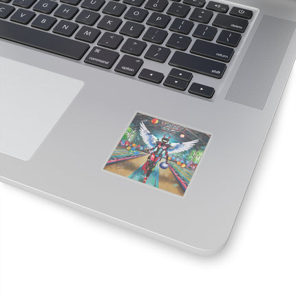 Samurai Robot Angels Kiss-Cut Stickers (4 Sizes)