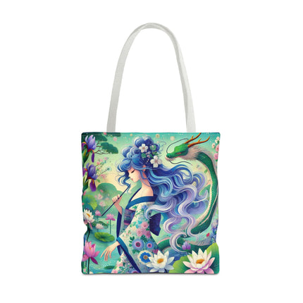 Fairy of the Koi Pond Tote Bag – Mystical Harmony & Pond Enchantment