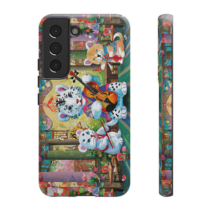 Melodies of the Snow Lion Cub Phone Cases