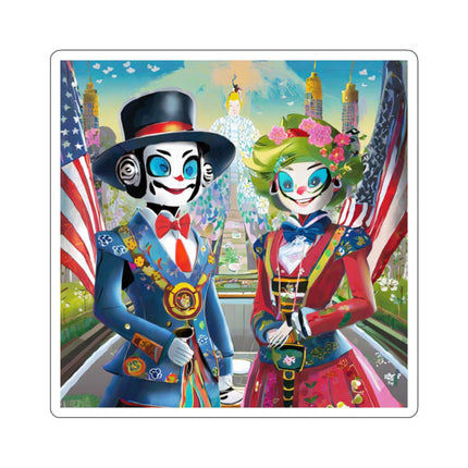 Cyber Punk Robots Kiss-Cut Stickers (4 Sizes)