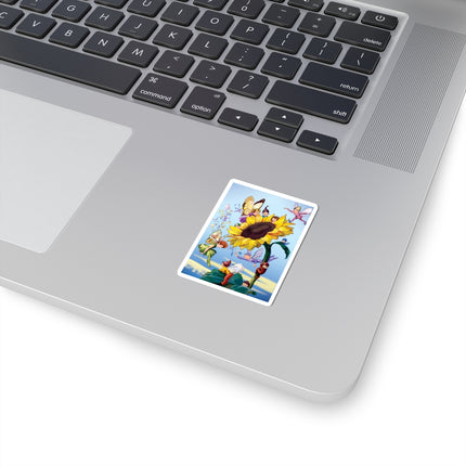 Sunflower Fairies by Margaret Tarrant Kiss-Cut Stickers (4 Sizes)