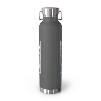 Coastal Elegance Copper Vacuum Insulated Bottle, 22oz