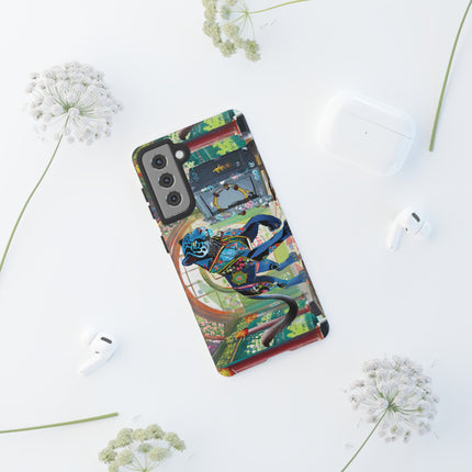 Cyber Panther's Hunt Phone Cases