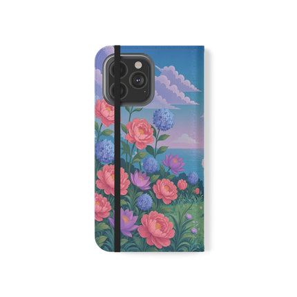 🌸🩰 The Garden Dancer Flip Case – Art Deco Floral Whimsy