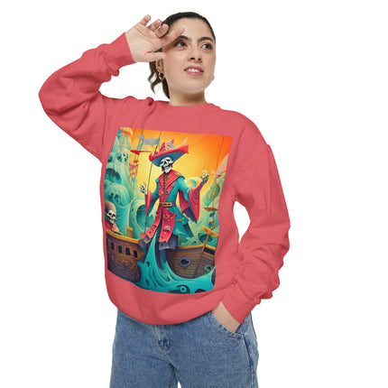 Skeleton Crew of the Misty Seas Unisex Garment-Dyed Sweatshirt