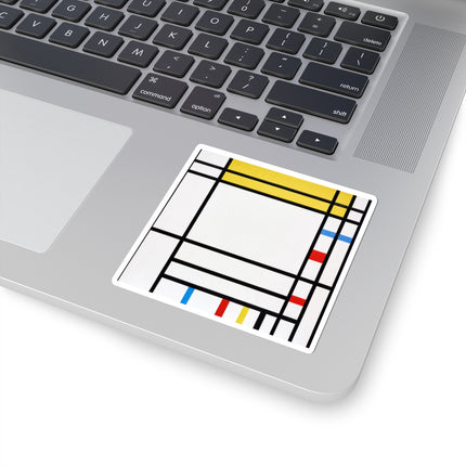 Place de la Concorde by Piet Mondrian Kiss-Cut Stickers (4 Sizes)