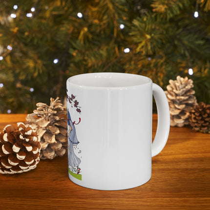 Gust of Wind by George Barbier Ceramic Mug 11oz