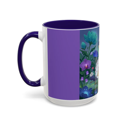 The Ladies Of The Moonlit Garden Colorful Mugs – Art Deco Floral Elegance