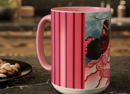 Winter Rose Empress Colorful Mugs (11oz, 15oz)