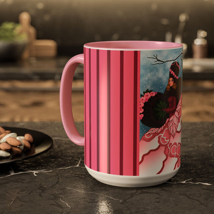 Winter Rose Empress Colorful Mugs (11oz, 15oz)