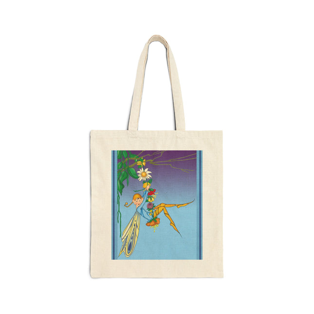 A Fairy’s Delight Cotton Canvas Tote Bag
