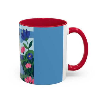 Garden Of New Beginnings Colorful Mugs – Art Deco Floral Elegance