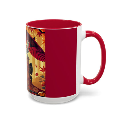 Theatrical Harvest Rabbit Colorful Mugs (11oz, 15oz)