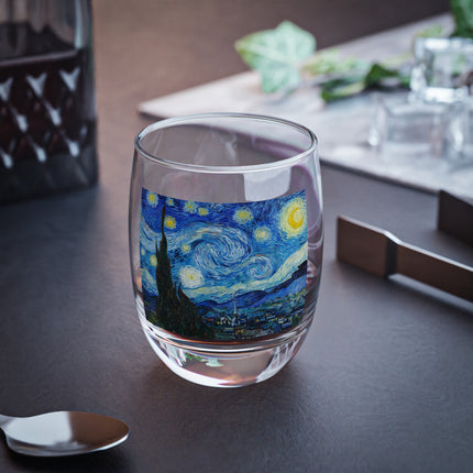 The Starry Night by Vincent Van Gogh Whiskey Glass