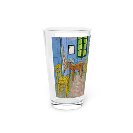 The Bedroom by Vincent van Gogh Glass, 16oz