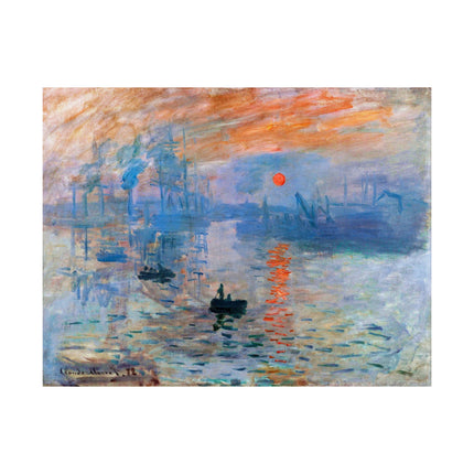 Sunrise by Claude Monet Matte Horizontal Posters