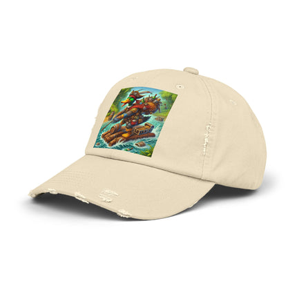 The Daring Drake Unisex Distressed Cap
