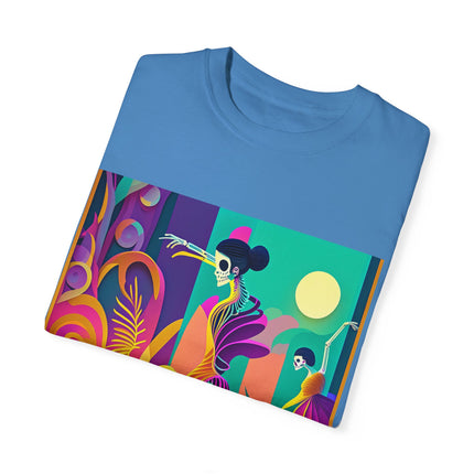 Dance of the Skeleton Ballerinas Unisex Garment-Dyed T-shirt