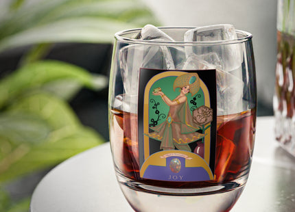 October & Opal, Tourmaline (from the Gem Series) by Sofia Chiostri Whiskey Glass
