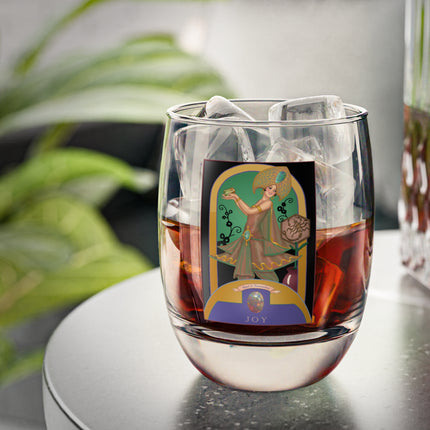 October & Opal, Tourmaline (from the Gem Series) by Sofia Chiostri Whiskey Glass
