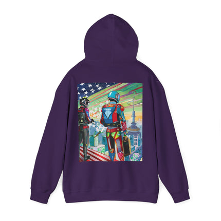 NSA Cyber Punk Computer Hacking Team – Heavy Blend™ Hooded Sweatshirt
