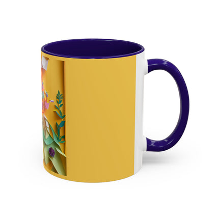Origami Bicycle Colorful Mugs (11oz, 15oz)