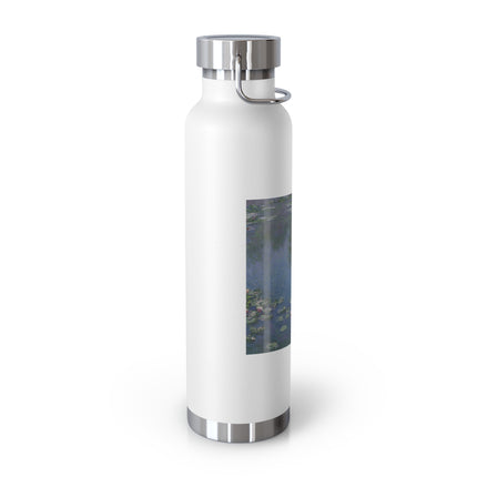Water Lilies by Claude Monet Copper Vacuum Insulated Bottle, 22oz
