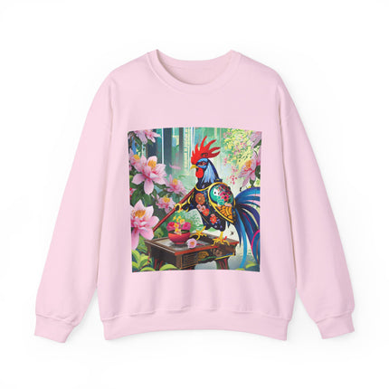 Cyberpunk Rooster Unisex Heavy Blend™ Crewneck Sweatshirt