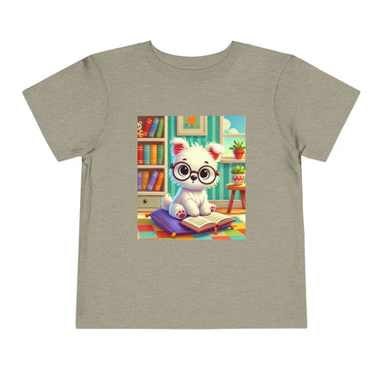 Little Scholar Pup Toddler Short Sleeve Tee