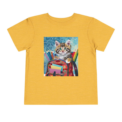 Whiskered Wanderings Toddler Short Sleeve Tee