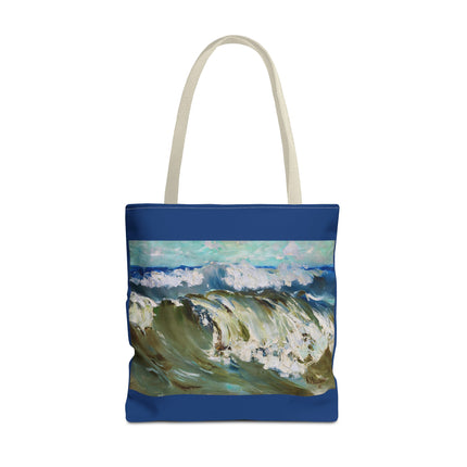 The Wave by Karl Hagemeister Tote Bag (AOP)