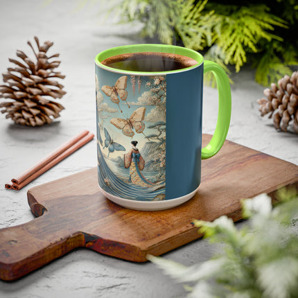 Butterfly Empress Colorful Mug – Graceful Butterflies & Timeless Elegance