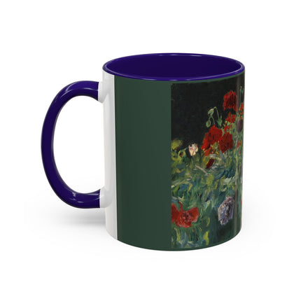 A Study of Poppies for Carnation, Lily, Lily, Rose by John Singer Sargent Colorful Mugs (11oz, 15oz)