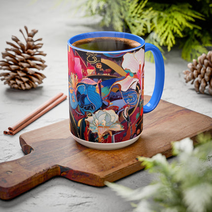 Ethereal Irises Colorful Mugs (11oz, 15oz)
