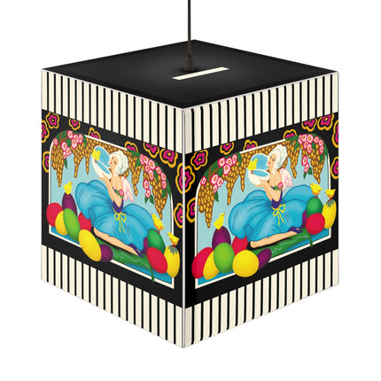Blooms and Chicks Light Cube Lamp