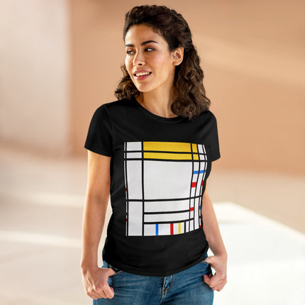 Place de la Concorde by Piet Mondrian Women's Midweight Cotton Tee