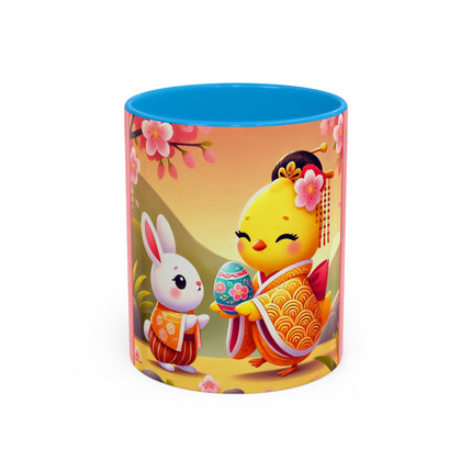 Whimsical Springtime Exchange Colorful Mugs (11oz, 15oz)