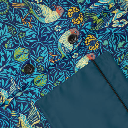 Birds by William Morris Women's Satin Pajamas (AOP)