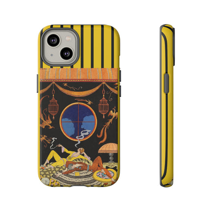 Falbalas et fanfreluches La paresse (Laziness) by George Barbier Phone Cases
