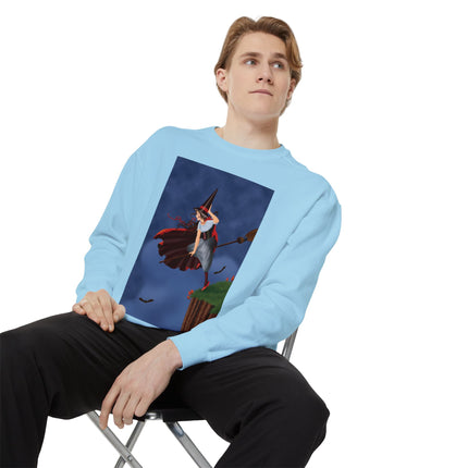 The Enchanted Witch Unisex Garment-Dyed Sweatshirt