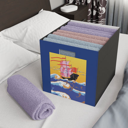 Golden Seas and Whimsical Dreams Felt Storage Box