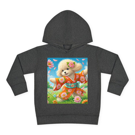 Chrysanthemum Meadow Play Toddler Pullover Fleece Hoodie