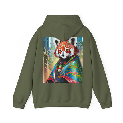 Cybernetic Red Panda – Heavy Blend™ Hooded Sweatshirt