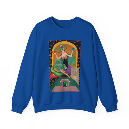 May & Emerald (from the Gem Series) by Sofia Chiostri Heavy Blend™ Crewneck Sweatshirt